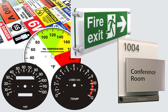 We print specialised or ordinary signs